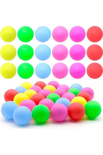 Generic Brand كرة بينج بونج ملونة 60 قطعة