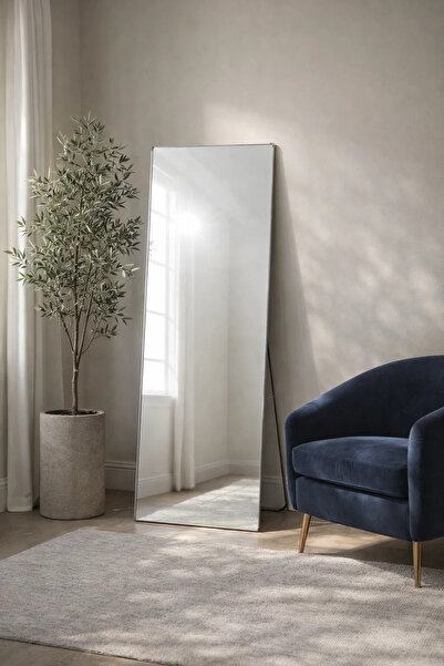MARIA HOMES Modern Full Body Standing Mirror 180x60cm Large Floor Mirror for ...
