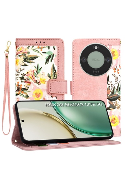 SKYDDAR INNOVATION Case for Honor Magic8 Lite, Flipcraft Made of -Leather, Ca...