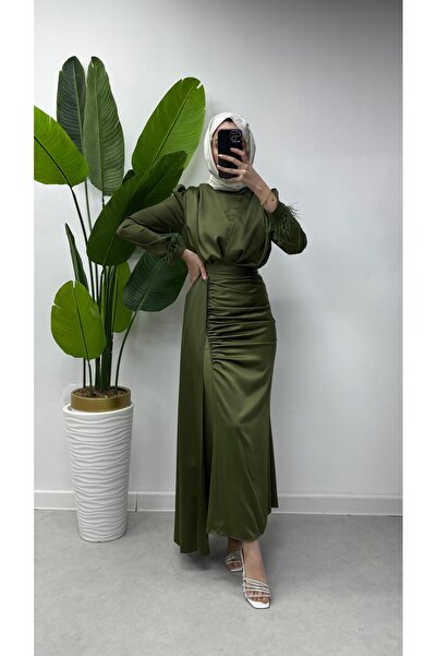 waw tesettür Dephne Abiye Elbise