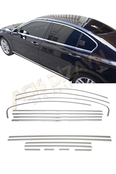 ACK Dizayn VW PASSAT B8/B8,5 2015-2023 2'Lİ KROM (CAM ÇERÇEVESİ + YAN KAPI ÇI...
