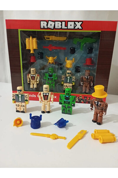 Shoplandu Roblox Oyuncak Figürleri 4 Figürlü Toplam 18 Parça Oyuncak Karakter