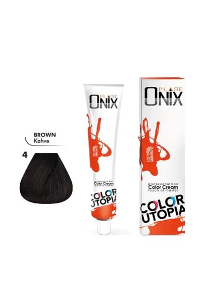 onix Tüp Saç Boyası 4 Kahve 60 ml
