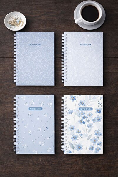 KRG MATBAACILIK REKLAM A5 Spiralli Okul Defteri 4'lü Set