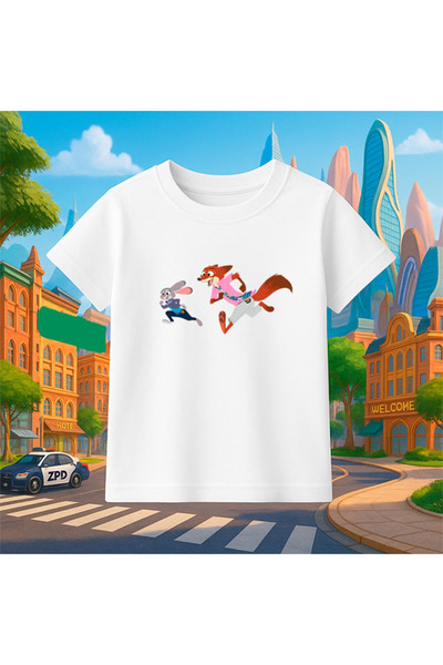 genosha Children's Tshirt 100% Cotton Popular Cartoon Character Patterned Tre...