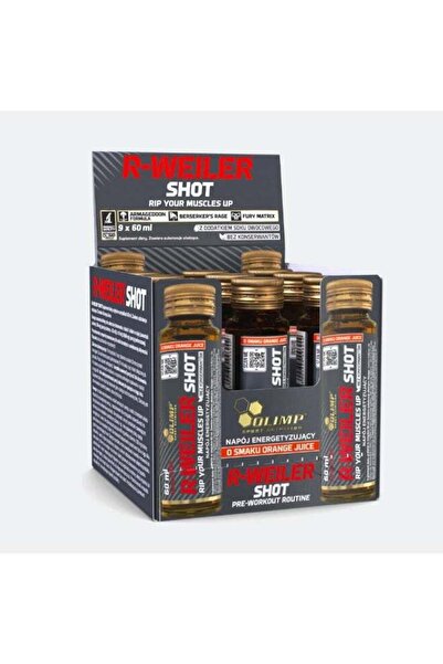 Olimp R-WEILER Shot 60ml Pack of 9 – Orange Juice Flavor