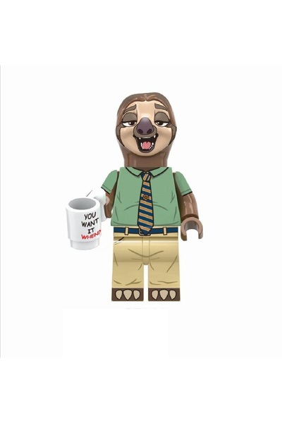 myminitoys Cartoon Movie Mini Figür Hayvanlar Şehri Flash