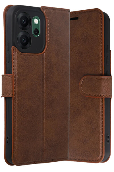 NewFace حافظة NHRHLS Reno 14F Trend S Plus (130852) - لون أسمر