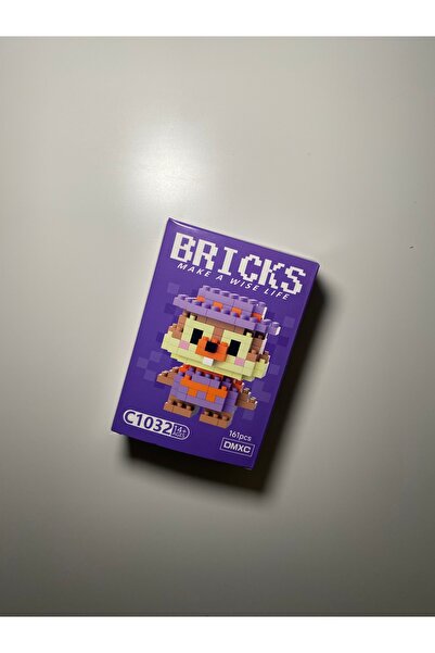 Bricks DMXC Mikro Blok C1032 Sevimli Sincap Dale Figürü - 161 Parça Mini Lego...