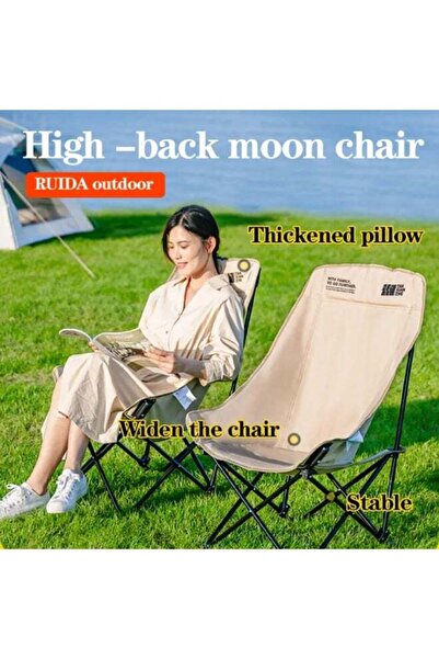 TOBYS Toby’s Camping Chair 02 High-Back Moon Lightweight Foldable Outdoor Cam...