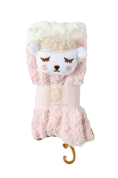 EFAYN.RO Women's socks, warm, soft, accessorized, sleepy face model, universa...