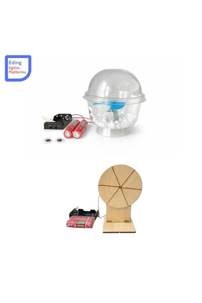 Fapatech Ressam Robot ve Newton Renk Çarkı Elektrik Kuvvet ve Hareket STEM Fe...