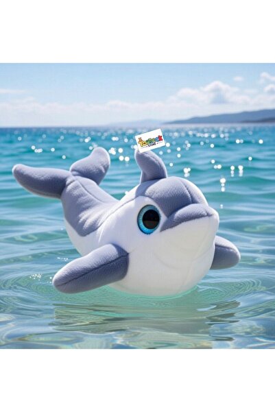 TOPROCKSTORE Yunus Balığı Peluş Oyuncak Hediyelik Uyku Arkadaşı 26 cm