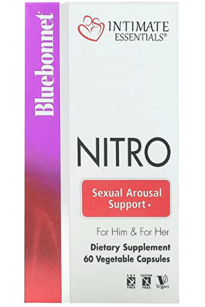 Bluebonnet نيترو، للرجال والنساء، 60 كبسولة نباتية (300 ملغ لكل كبسولة).