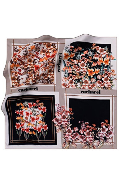 Cacharel Twill Eşarp - 7937314-931 Siyah Vizon