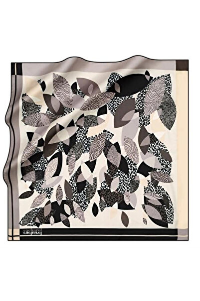 Cacharel Twill Eşarp - 7980314-915 Siyah Beyaz