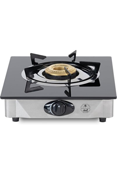 ALSAIF Gas Stove with Tempered Glass Self-Ignition Burner