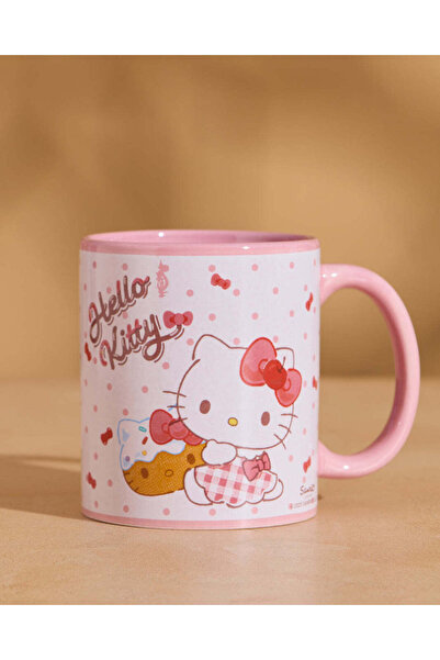 REDTAG Pink Hello Kitty Printed Mug (11Oz)