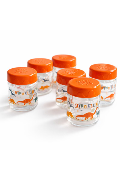 Solmazer Food Storage Jar 6-Pack Patterned - 200 ml