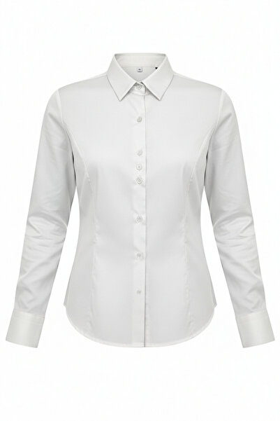 S'COSTA Women's Shirt 100% Cotton Premium Satin Woven Long Sleeve Buttoned Sl...