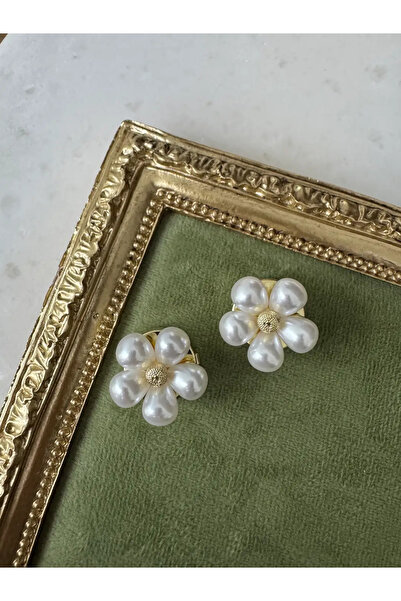 ATELIER AURA Küçük Papatya Düğme Broş (Çift)