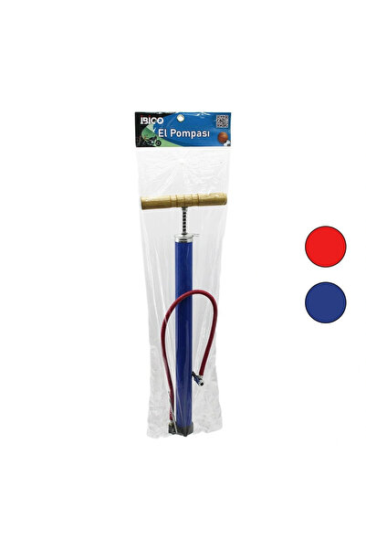 shopwave جسم معدني، ذراع خشبي، مضخة يدوية إيرانية، كرة 55 سم - دراجة - مع جها...