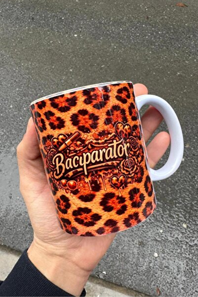 Namgo Bacıaporator Leopard White Porcelain Mug