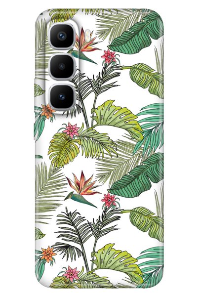 TECNO Infinix Hot 60 Pro+ Plus Case Decorative Silicone Printed Cover Tropical