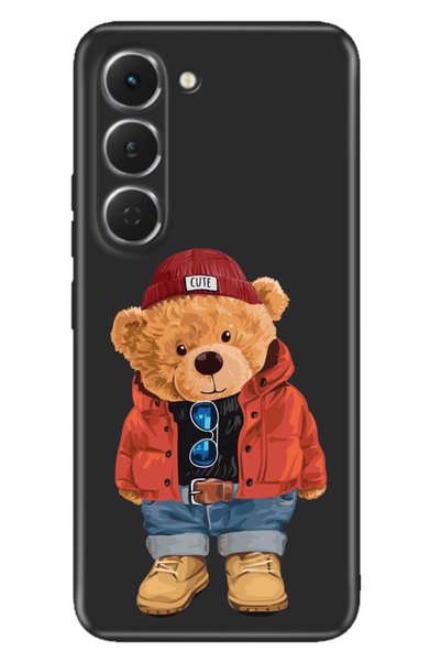 TECNO Spark 40 Pro Km6 Case Colorful Silicone Printed Tpu Teddy Bear