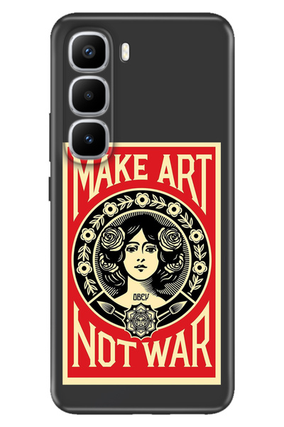 TECNO Infinix Hot 60 Pro+ Plus Case Colorful Silicone Printed Tpu Make Art