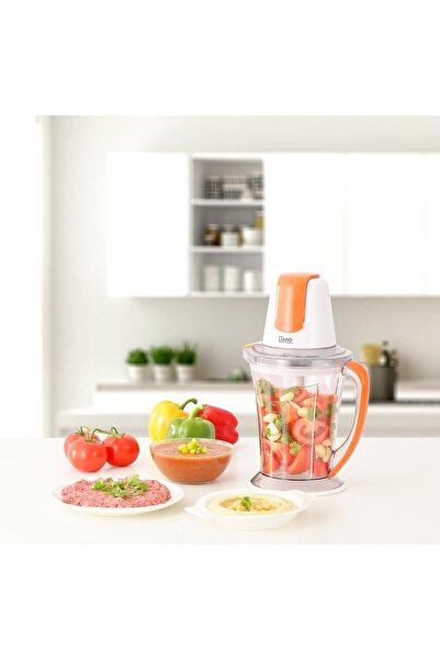 JANO مفرمة كهربائية سعة 1.5 لتر بقوة 500 واط، مزودة بأربع شفرات من الفولاذ ال...