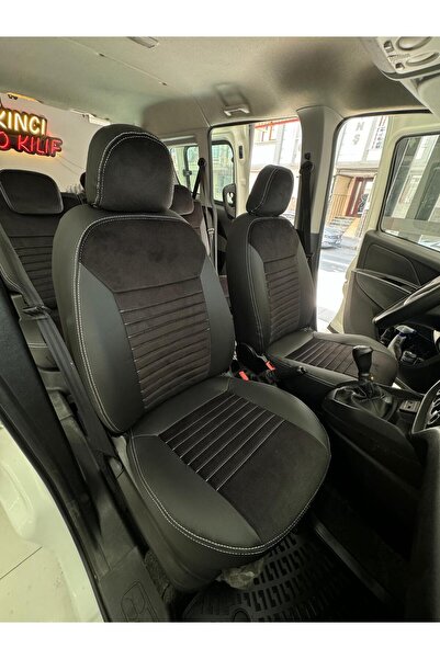 AKINCI غطاء مقعد السيارة متوافق مع فيات دوبلو 2012-2022