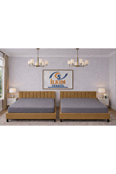 cs ilkim 2-Piece Comford Combed Cotton Fitted Sheet (160X200)