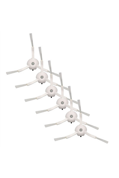 Parmis Roborock Compatible Q5 Robot Vacuum Cleaner Brush White 6 Pieces