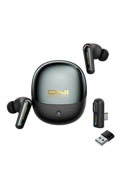 Onikuma سماعات أذن للألعاب TX610 - خاصية إلغاء الضوضاء النشط ثنائية الوضع مع ...