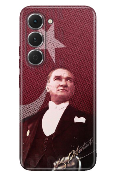 TECNO Spark 40 Pro Km6 Case Colorful Silicone Printed Tpu M.K Atatürk