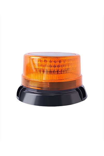 Unbraded Girofar Solar LED cu Panou Solar, LED 2835 SMD, 128×95×94 mm, Ener­g...