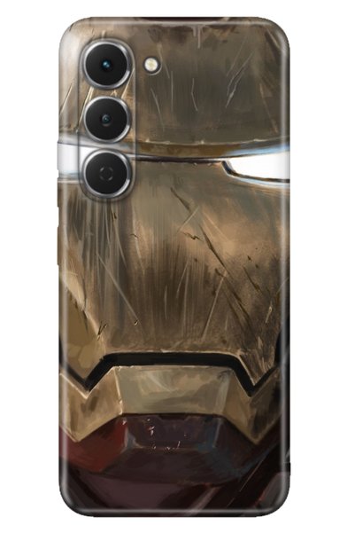 TECNO Spark 40 Pro Km6 Case Decorative Silicone Printed Cover İronmanmix