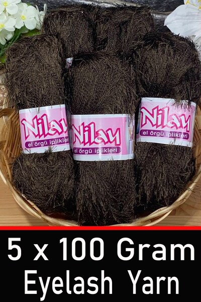 outletyarn Yumoş - ( Eyelash ) 500 г пакет Outlet Пряжа для в'язання 08- Кори...