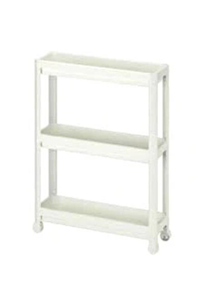 shopwave BEYAZ ÇOK AMAÇLI KATLI RAF ÜNİTESİ (5047)