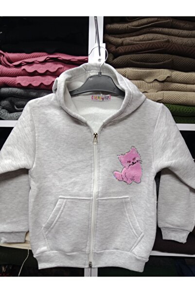 Butik Kapşonlu içi şardonlu hirka