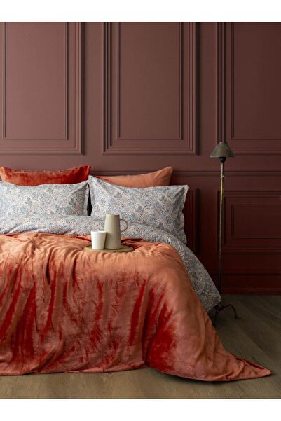 Apricitas HOME MY TOUCH LONA TERRAKOTA SET DE PAT DE CUARȚ PENTRU DUBLU PAT