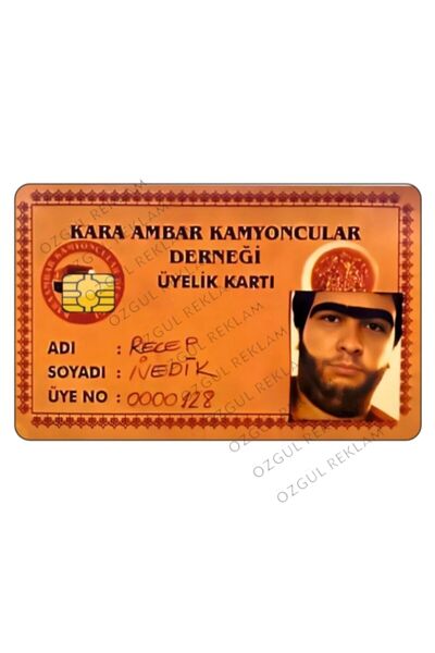 ÖZGÜL REKLAM Kara Ambar Kamyoncular Derneği Kredi Kartı Kaplama & Sticker