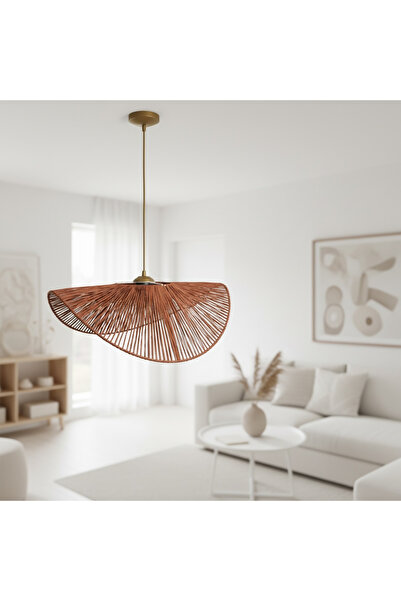 kepalight Hasır Sarkıt Avize / Bohem avize / Salon Modern Avize / Hasır Ratta...