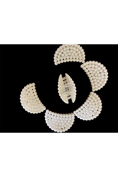 Butik Lena White pearl buckle 6-piece set