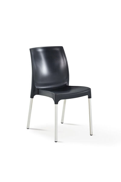 Novussi Outdoor black chair, Like, with fiberglass reinforcement