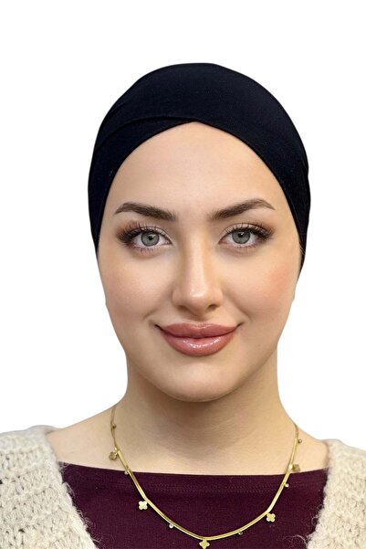levamor eşarp şal LEVAMOR Kadın Likralı Koton Çapraz Bağlamalı Kaymaz İç Bone...
