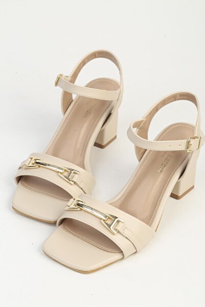 Pierre Cardin Women's Beige Women's Heeled Shoes Pc-55769