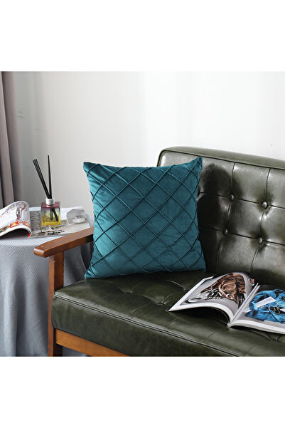 Lenjerii Deosebite Velvet decorative pillowcase, Green 0009