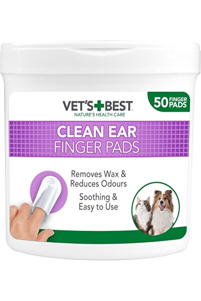 Vets Best ضمادات تنظيف آذان الكلاب - 50 ضمادة